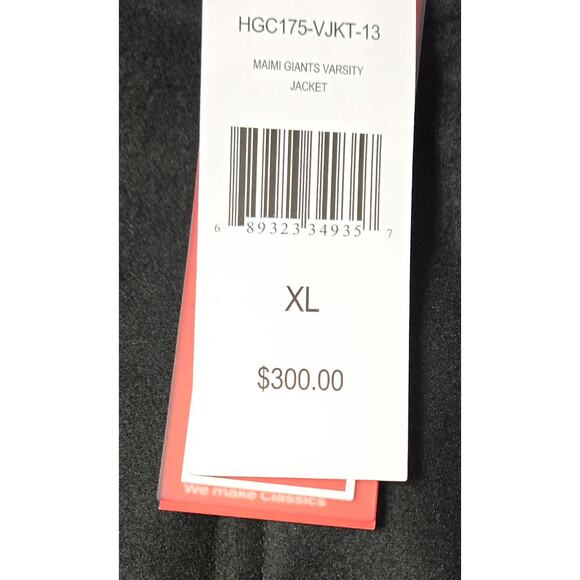 HeadGear Classics Nostalgia Co. Sz XL Maimi Giants Varsity Jacket - Picture 4 of 14